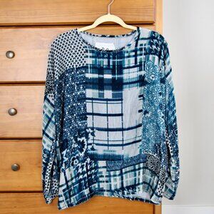 Johnny Was Zora Velvet Blouse